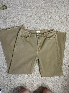 Vervet Raw-Hemmed Flare Jeans